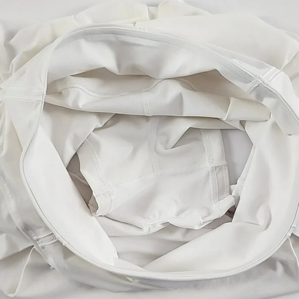 Lululemon Lost In Pace Skort Skirt White Flowy Lightweight Size 10 Regular - Picture 10 of 15